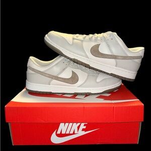 NIKE DUNK LOW RETRO SE PHANTOM/KHAKI- LIGHT BONE MENS SIZE 12